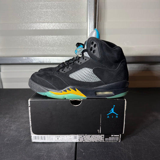 Size 8 - AJ 5 Aqua