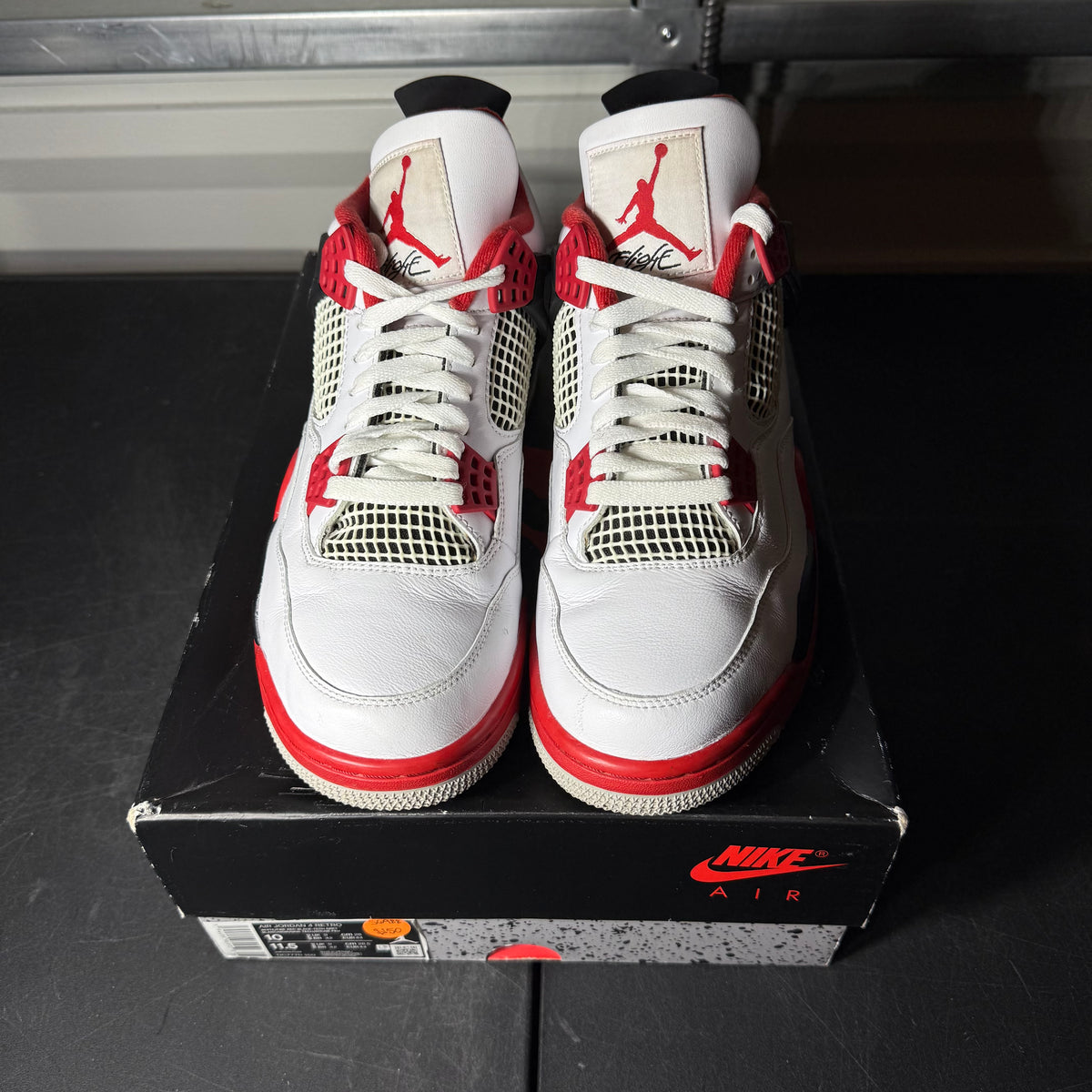 Size 10 - AJ 4 Fire Red