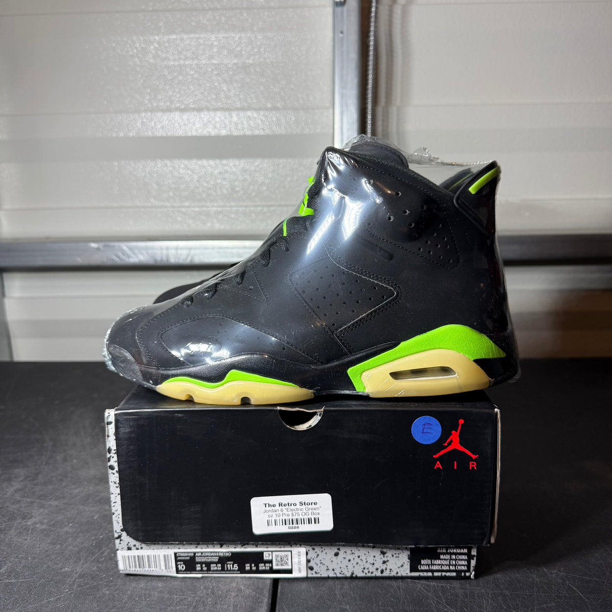 Size 10 - AJ 6 Electric Green