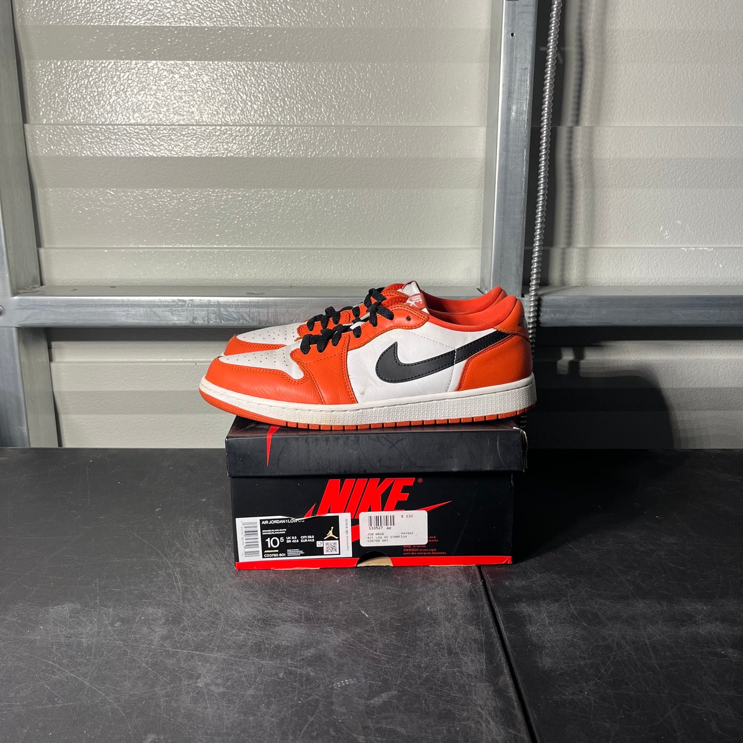 Size 10.5 - AJ 1 Low Starfish