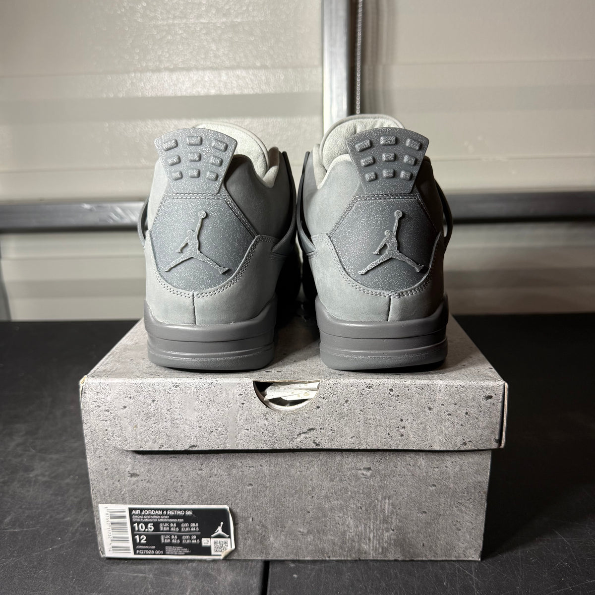 Size 10.5 - AJ 4 Wet Cement