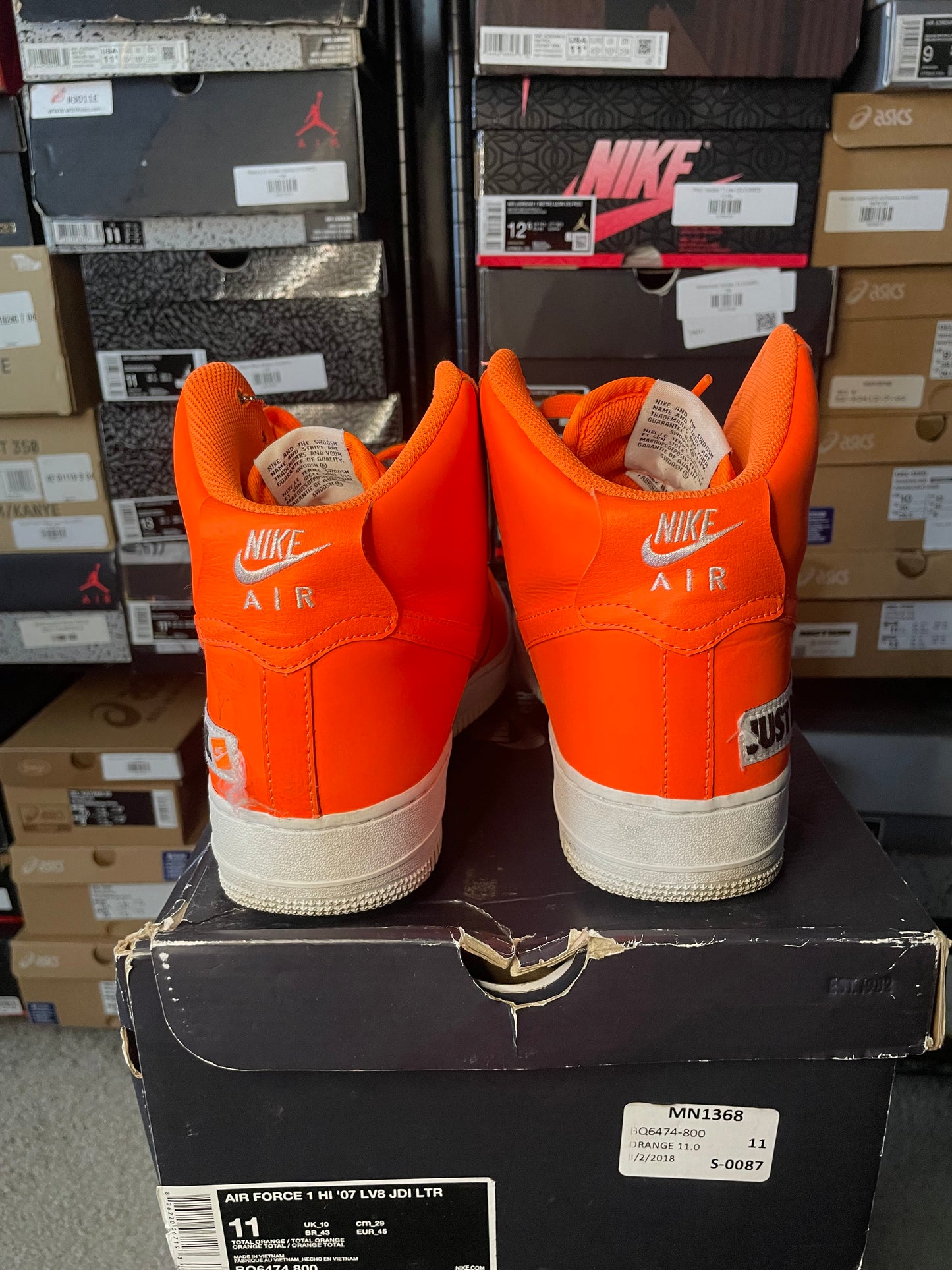 Size 11 - AF1 High Just Do It