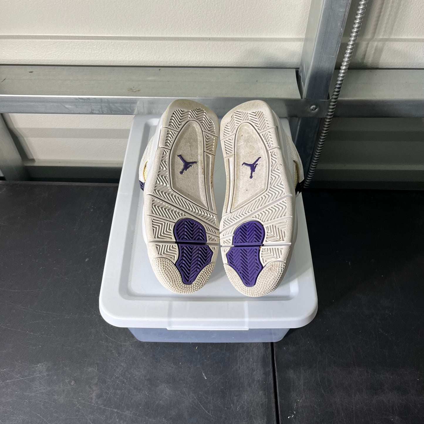 Size 5.5Y - AJ 4 Metallic Purple