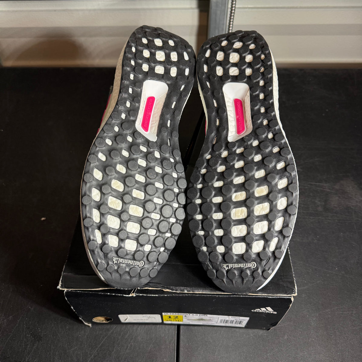 Size 12 - adidas UltraBoost 5.0 DNA Dash Grey Signal Green