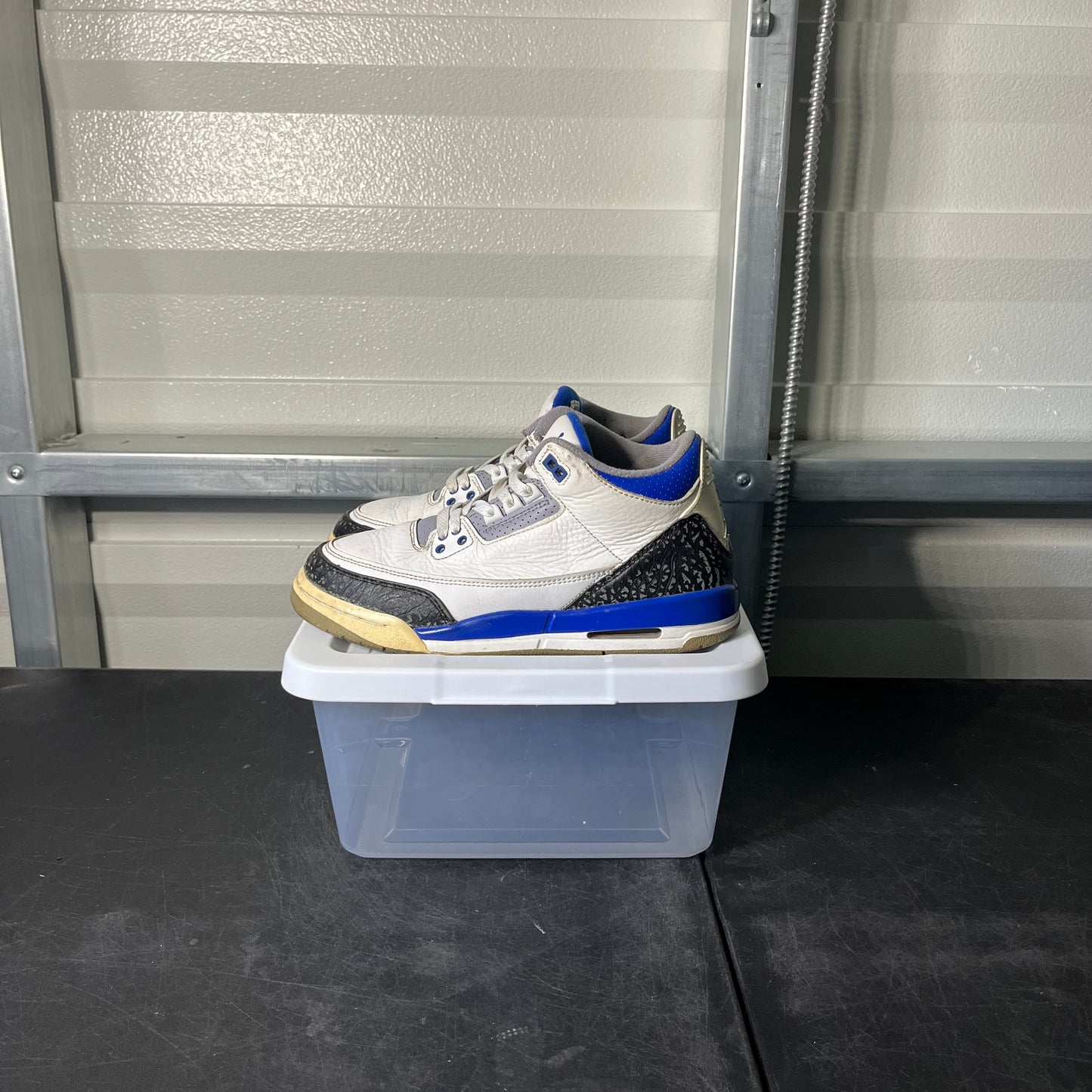 Size 7Y - AJ 3 Racer Blue
