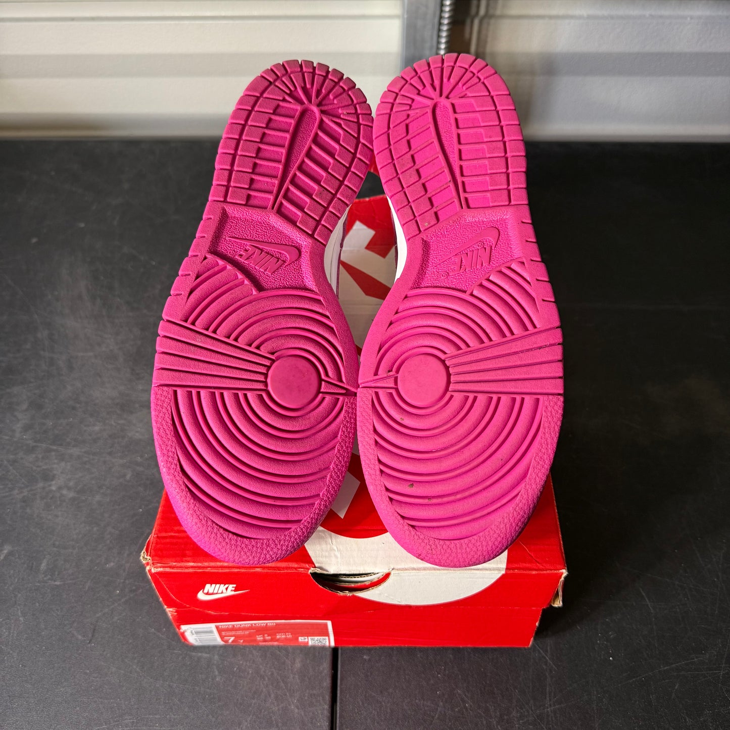 Size 7Y - Dunk Low Fuchsia
