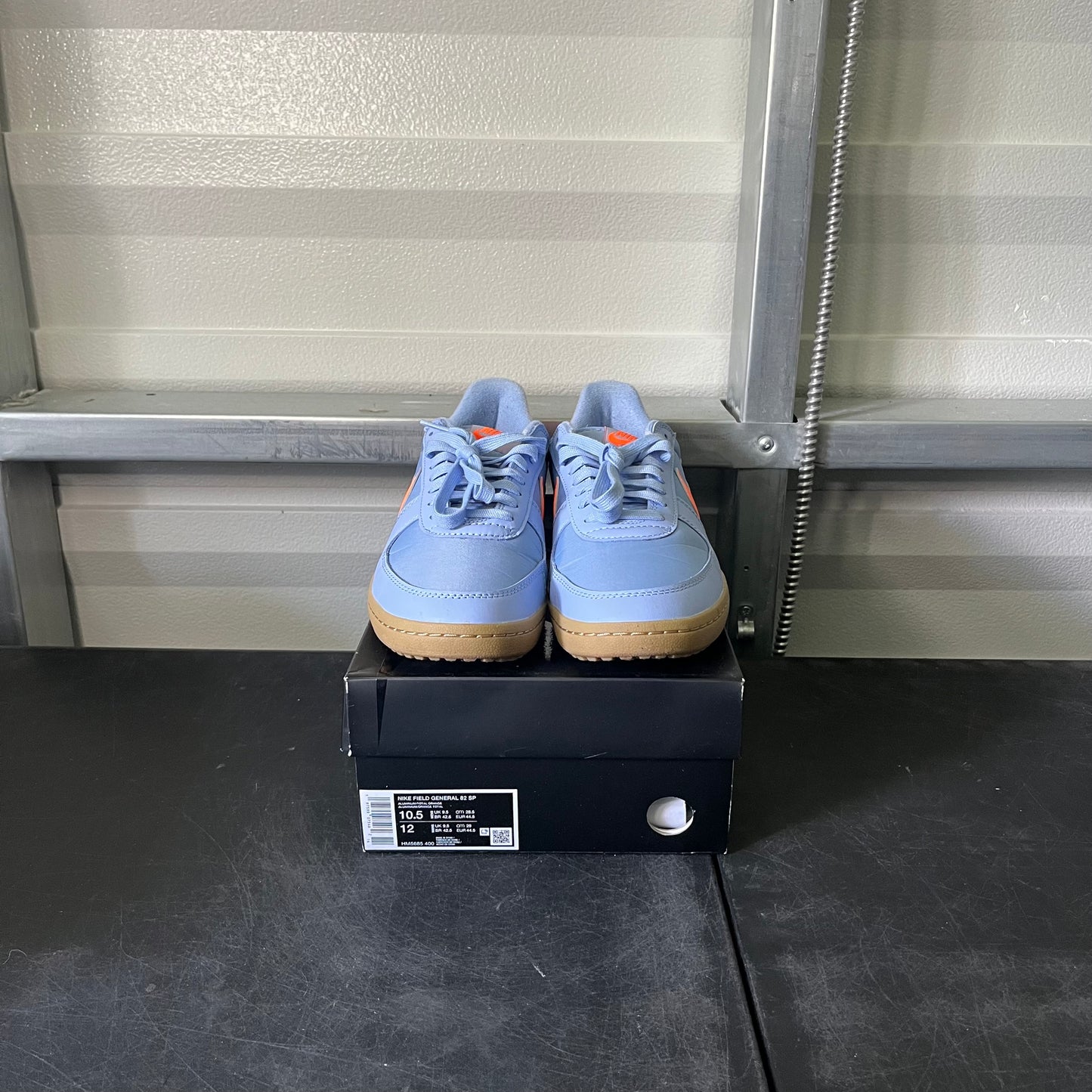 Size 10.5 - Nike Field General Aluminum Total Orange
