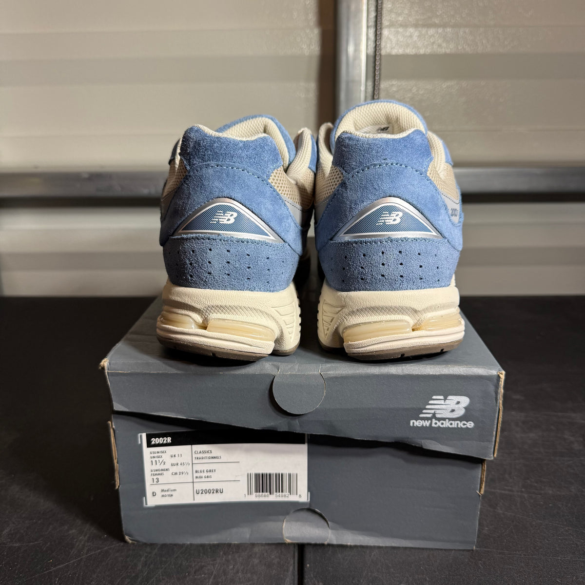 Size 12 - NB 2002R Light Blue/Cream