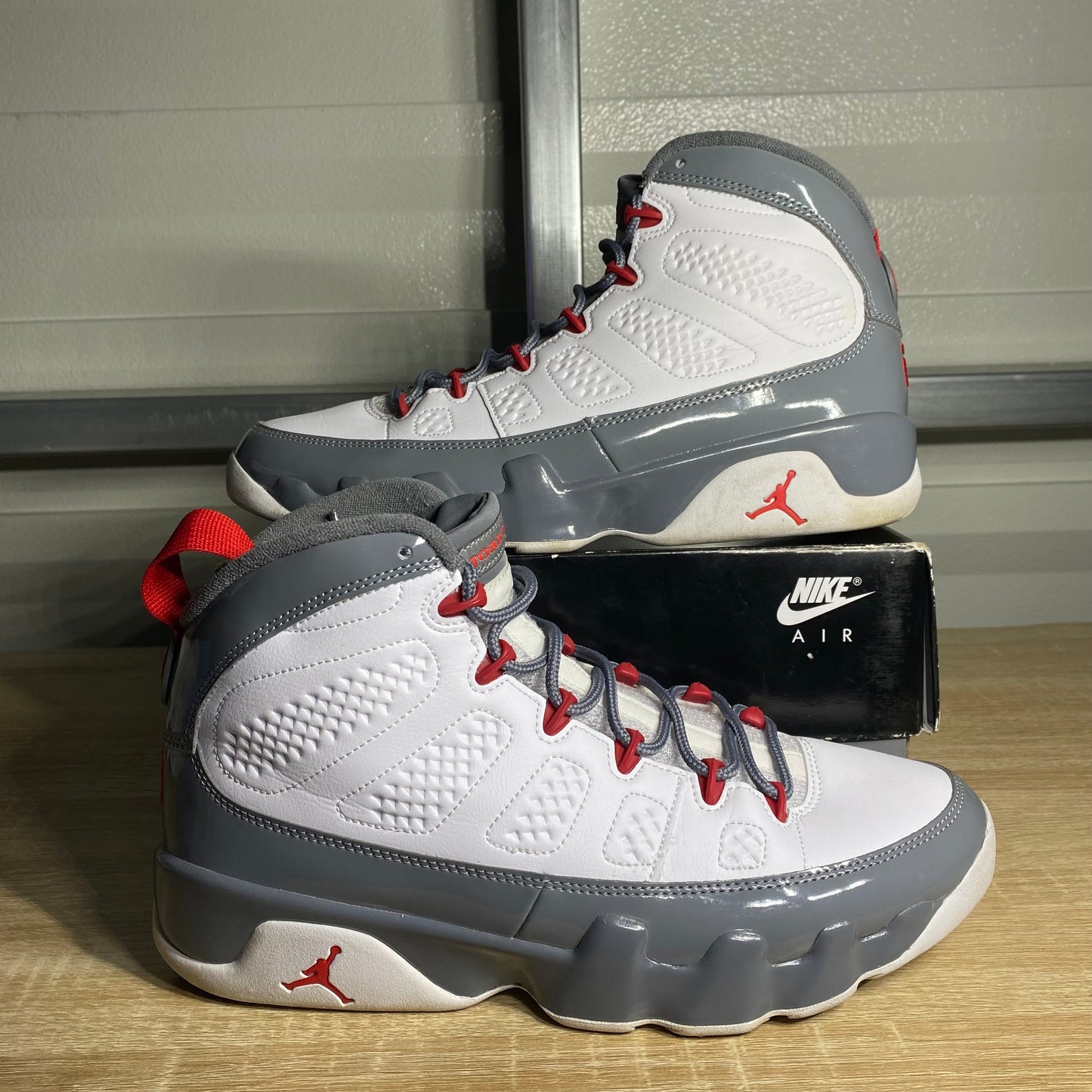 Size 10 - AJ 9 Fire Red