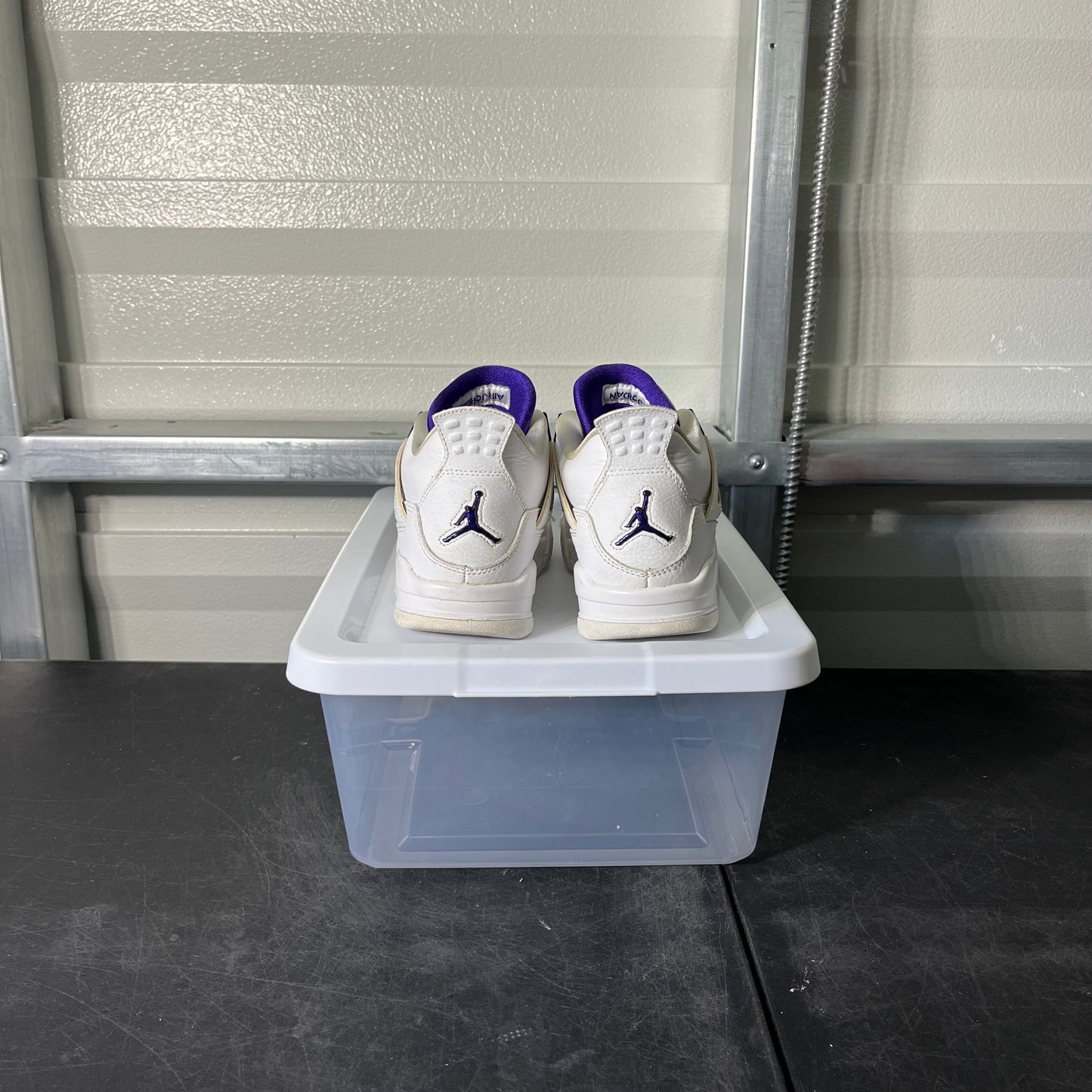 Size 5.5Y - AJ 4 Metallic Purple