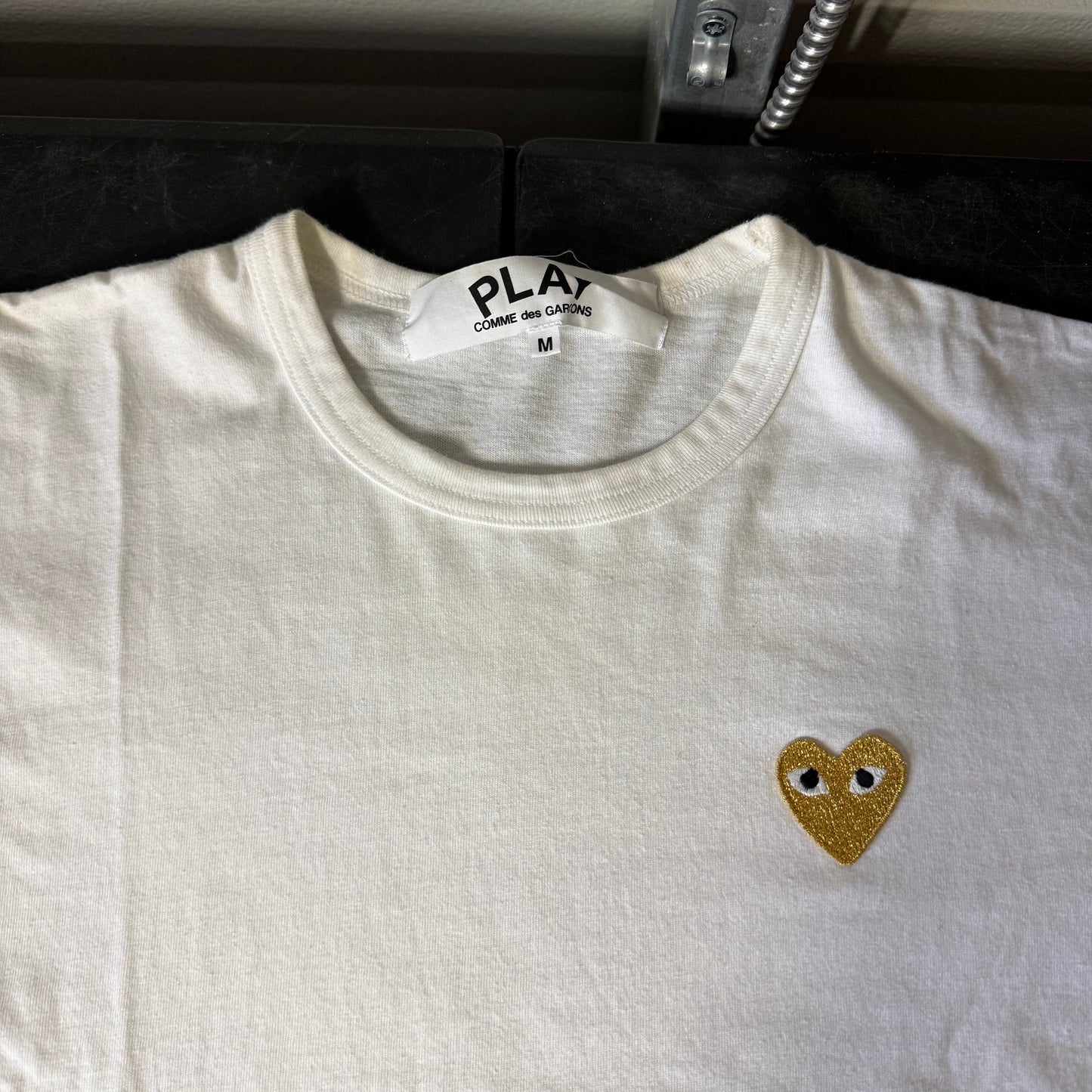 Size Medium - CDG Gold Heart Tshirt