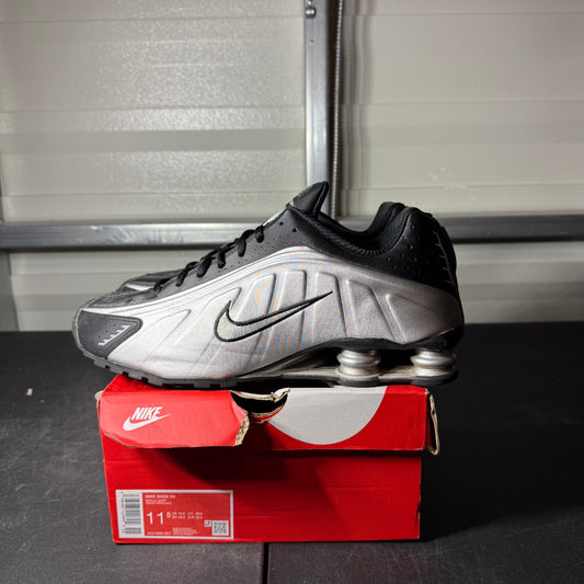 Size 11.5 - Nike Shox Metallic Black Silver