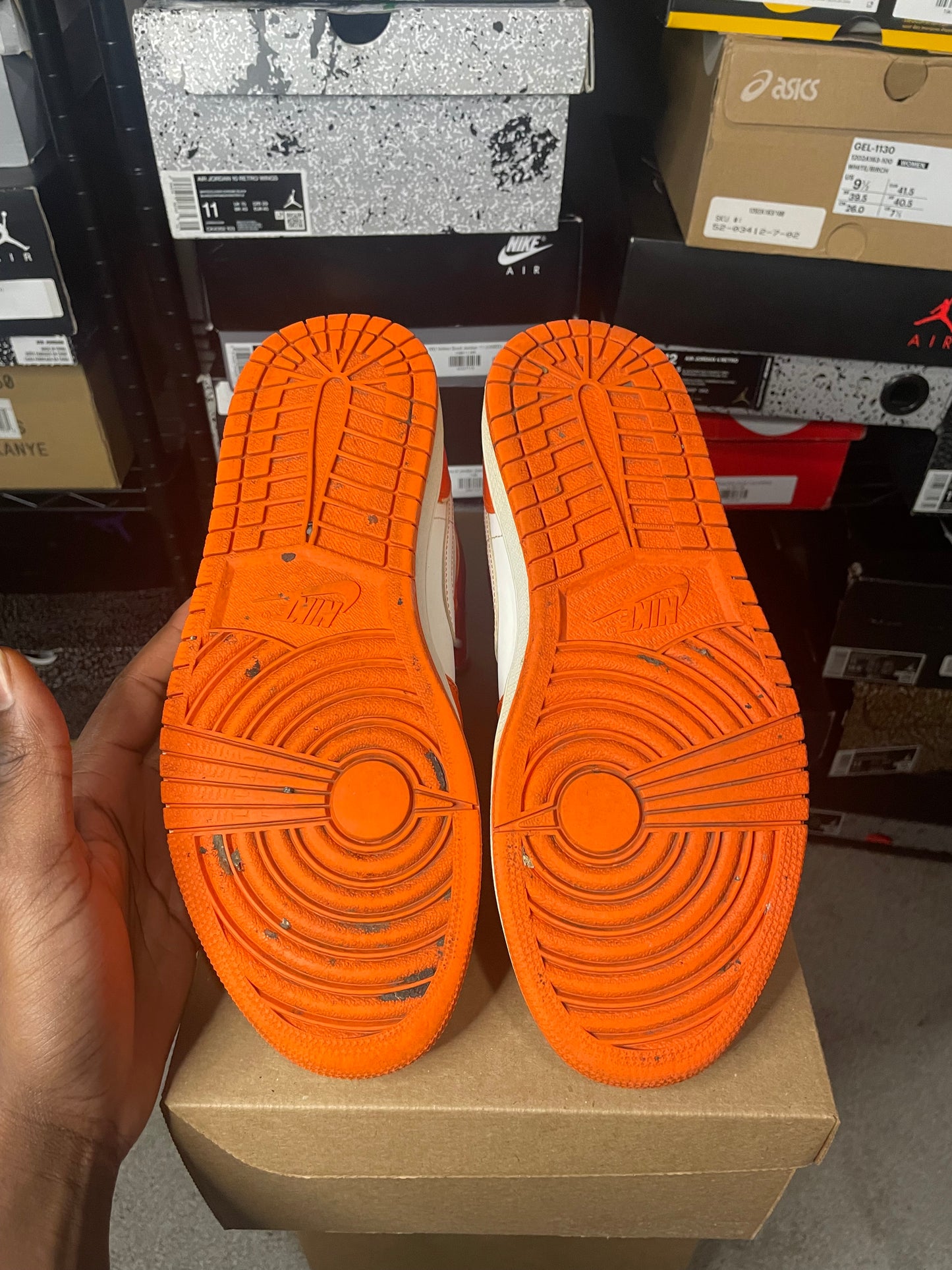 Size 9.5 - AJ1 SE Mid Electro Orange