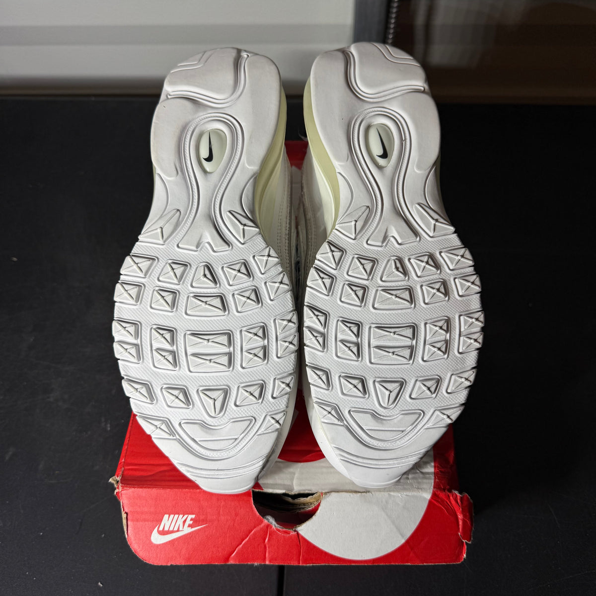 Size 9W - Air Max 98 Cut Away White