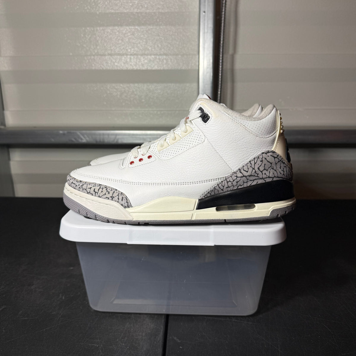 Size 10 - AJ 3 Reimagined White Cement