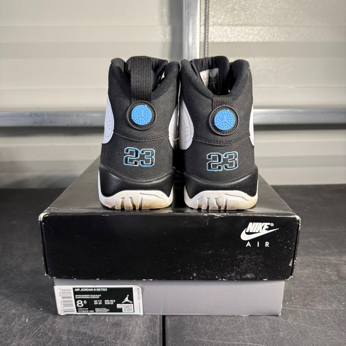 Size 8.5 - AJ 9 University Blue