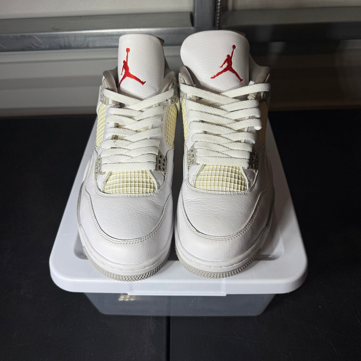 Size 11.5 - AJ 4 White Oreo