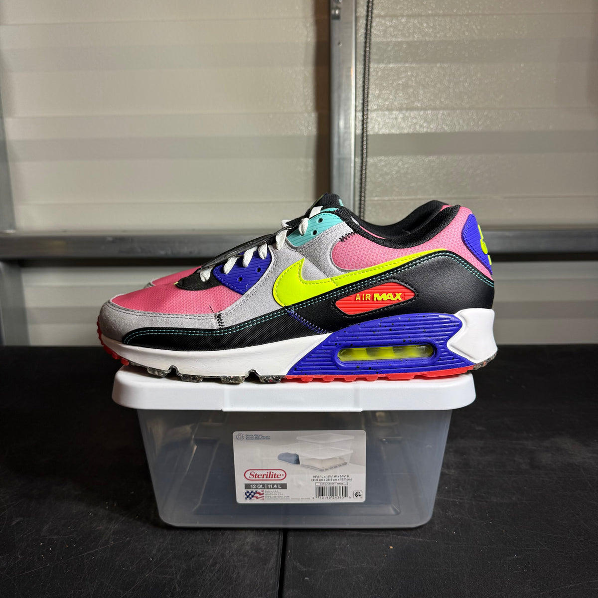 Size 12.5 - Nike Air Max 90 Exeter Edition Neon