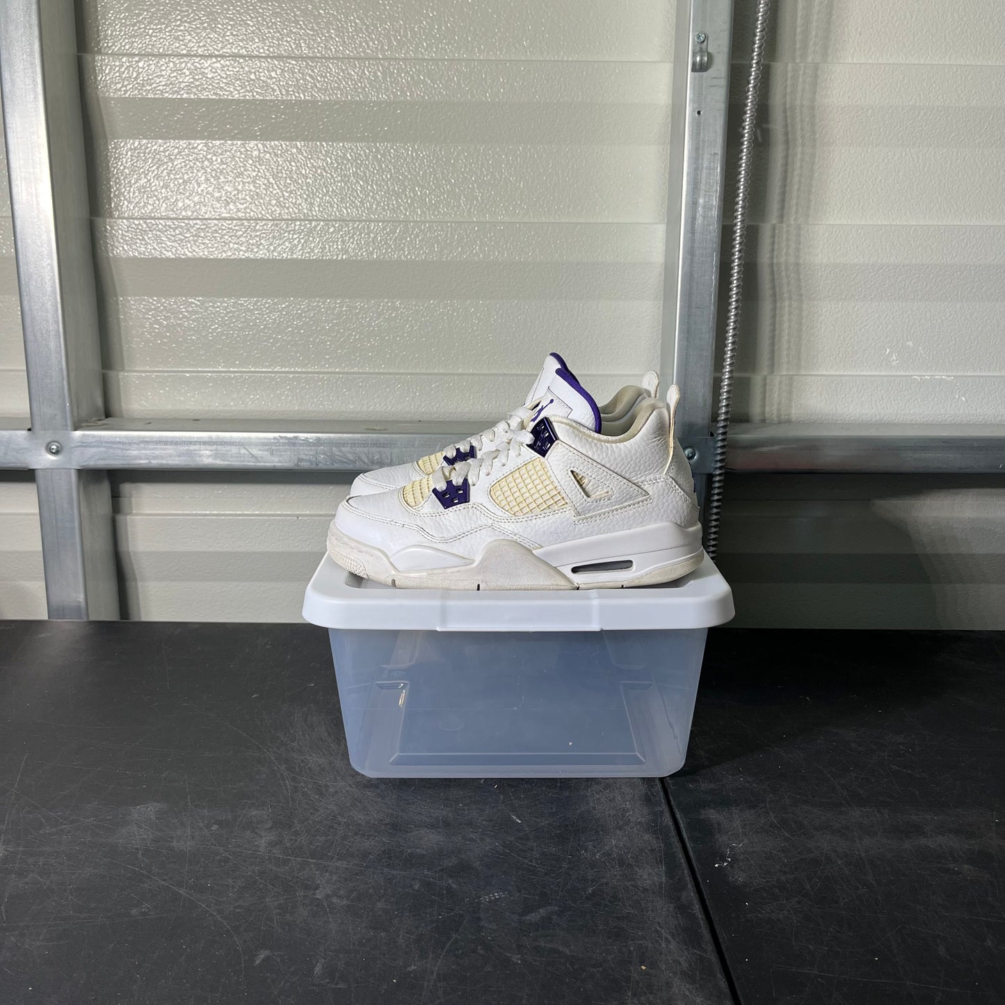 Size 5.5Y - AJ 4 Metallic Purple