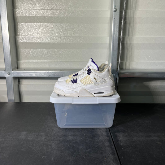 Size 5.5Y - AJ 4 Metallic Purple