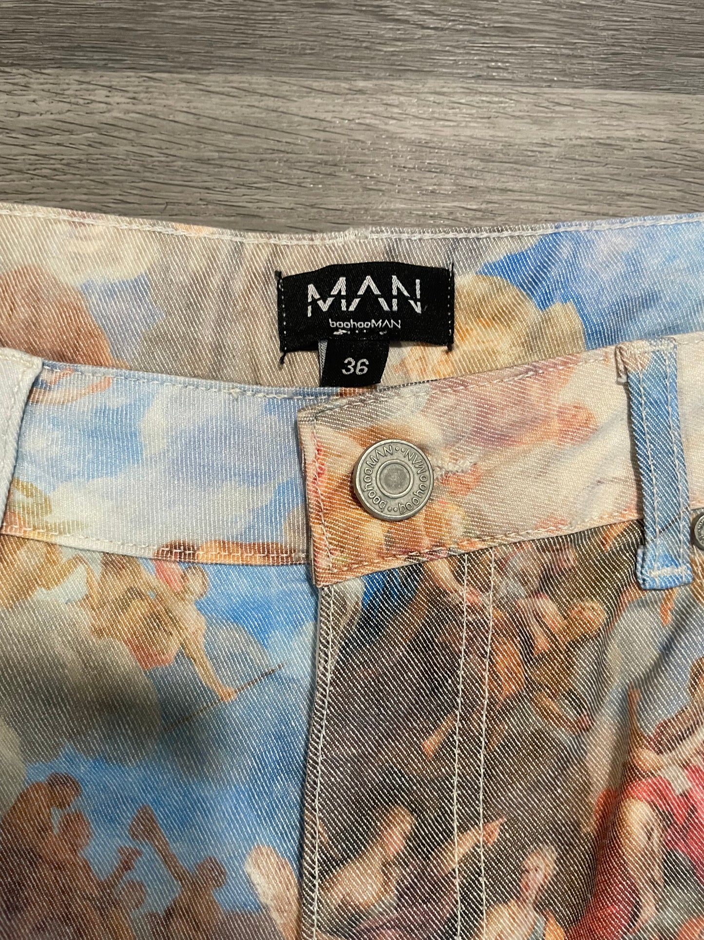 Size 36 - Boohoo Man Jeans Adult Straight Leg Men's Pre Owned