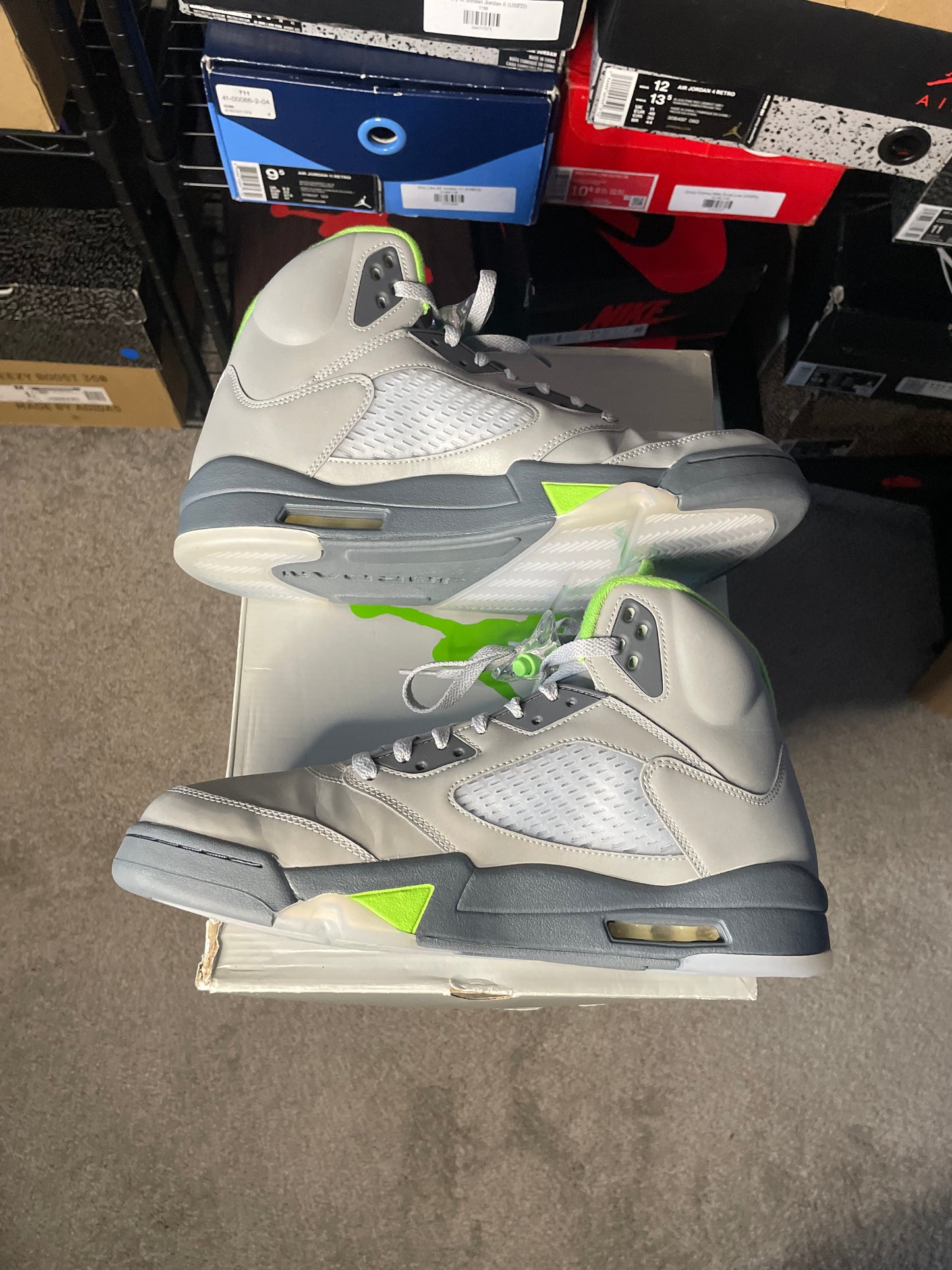 Size 12 - Jordan 5 Retro Green Bean