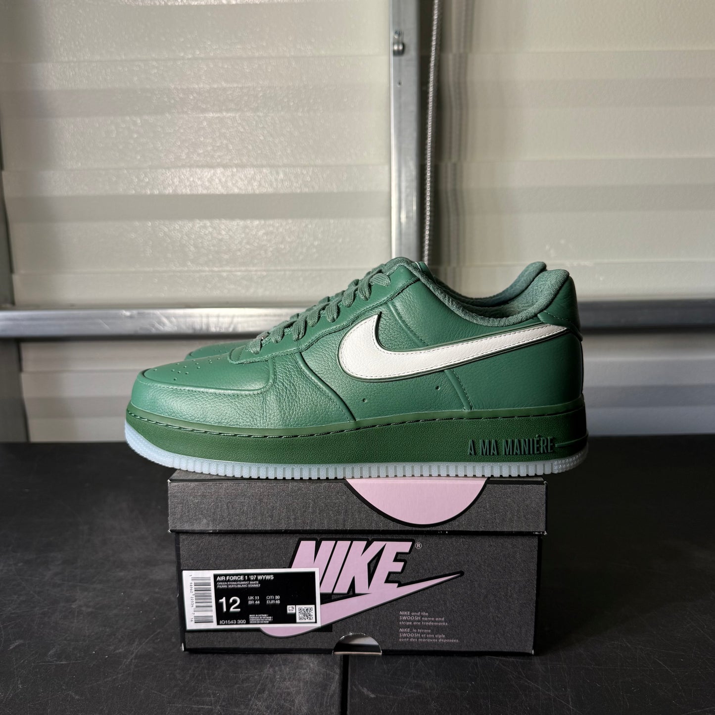 Size 12 - AF 1 A Ma Maniére Green Stone