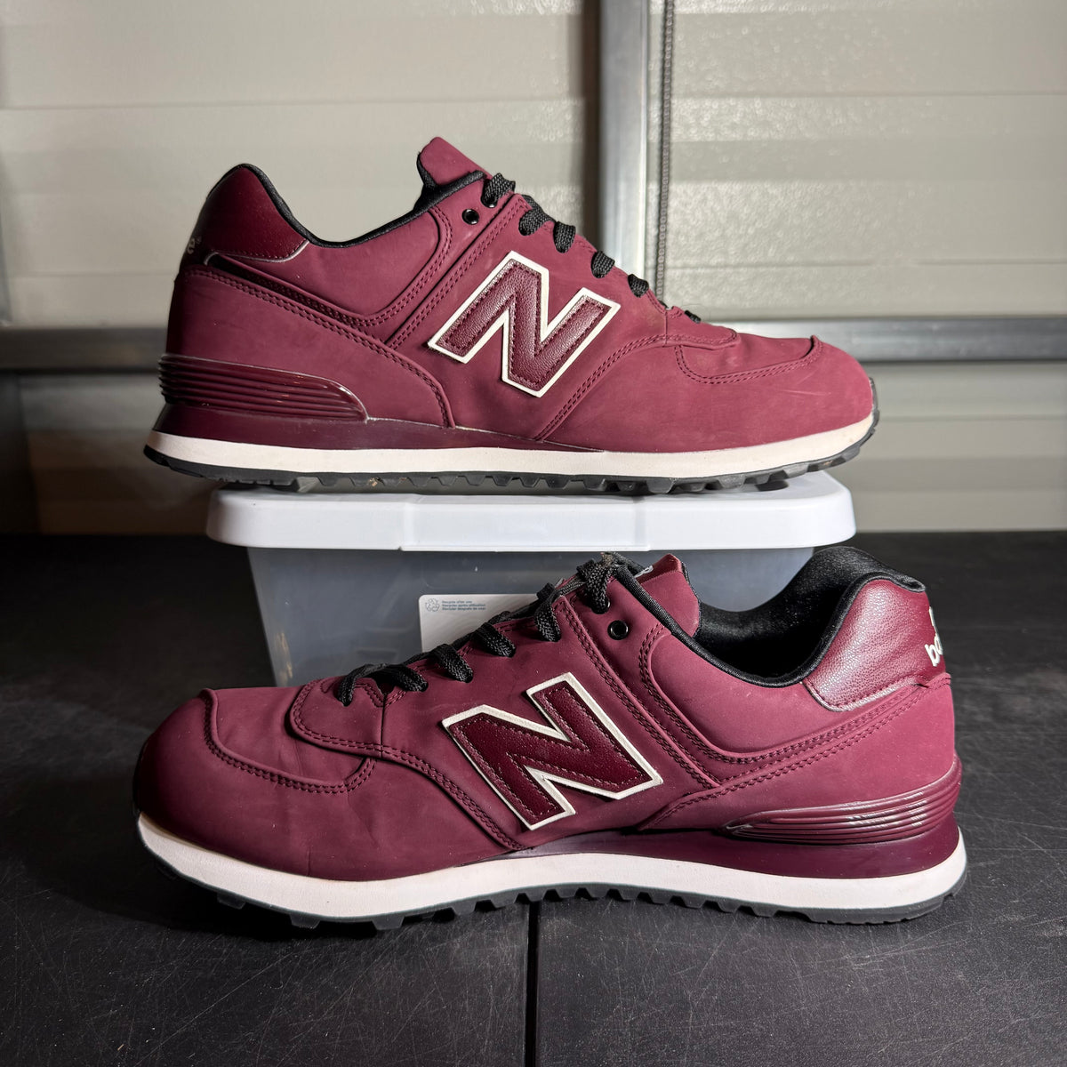 Size 12 - NB 574 Burgundy