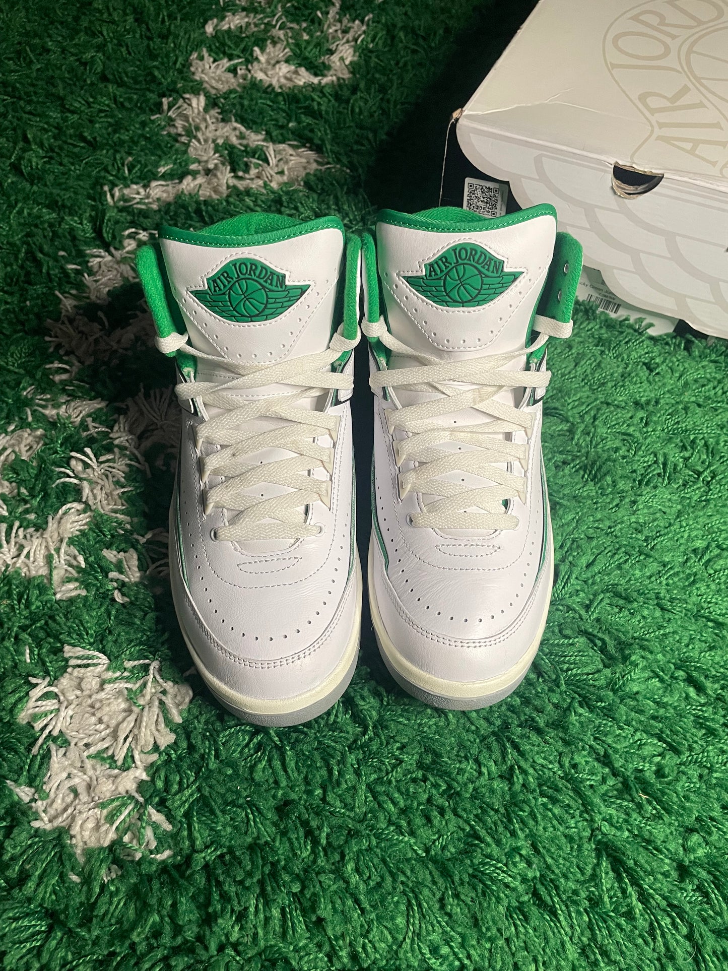 Size 7.5 - Jordan 2 Retro Lucky Green