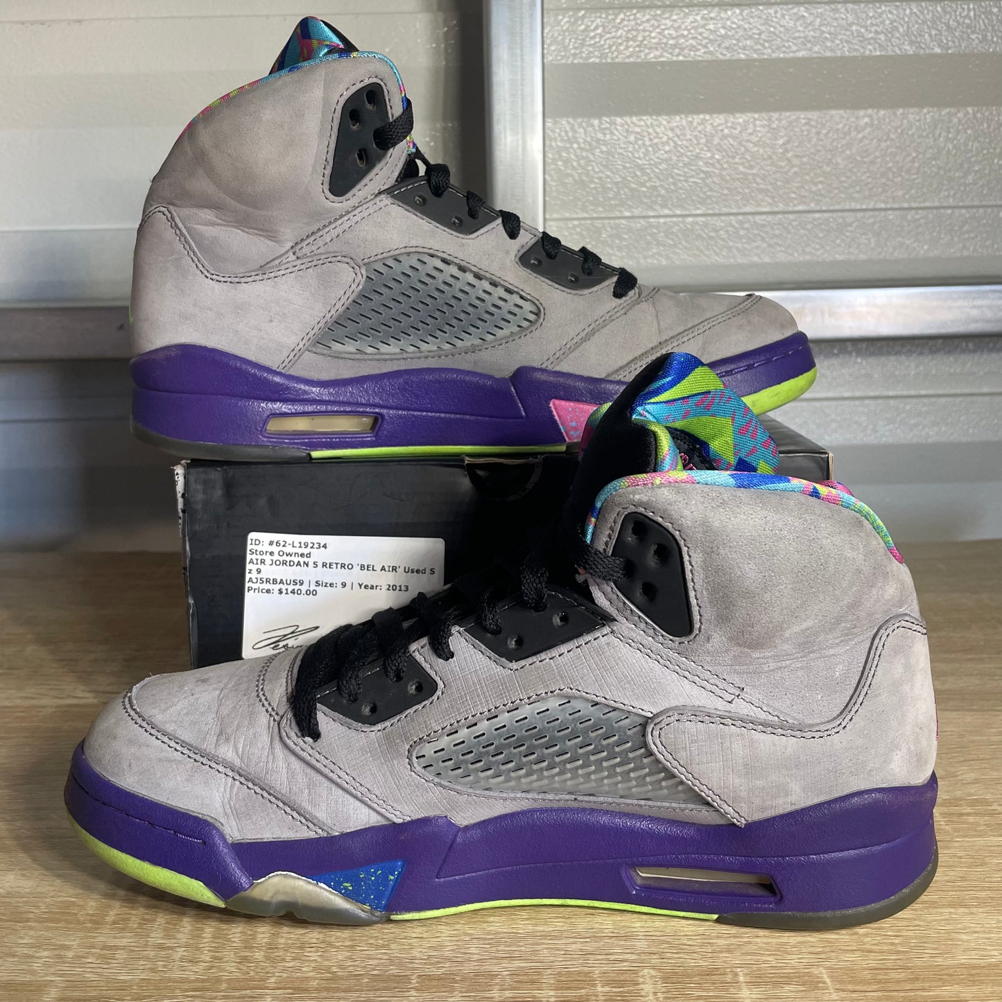 Size 9 - AJ 5 Retro Bel-Air