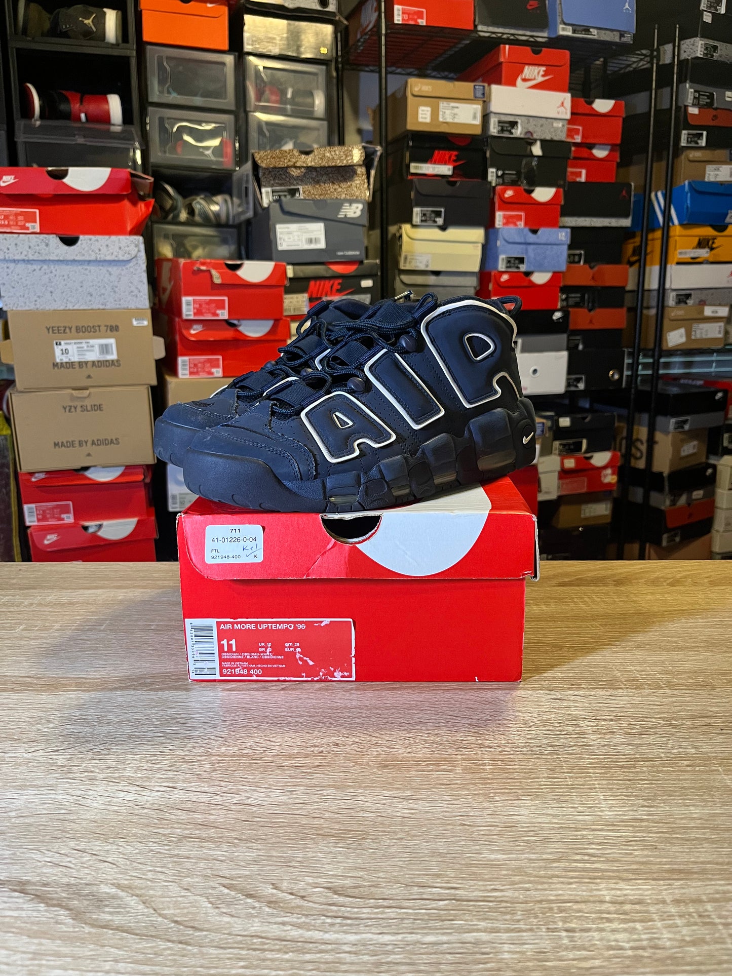 Size 11 - Air More Uptempo Obsidian