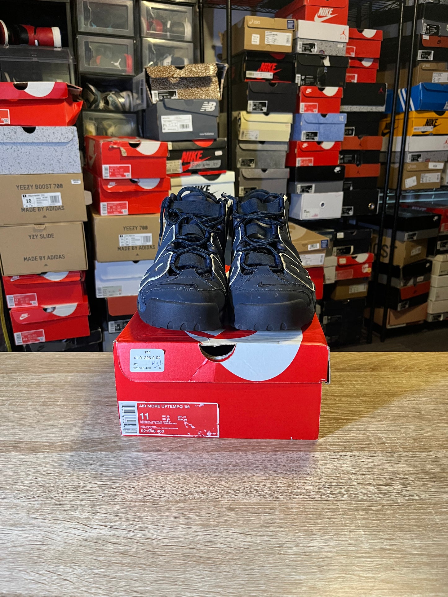 Size 11 - Air More Uptempo Obsidian