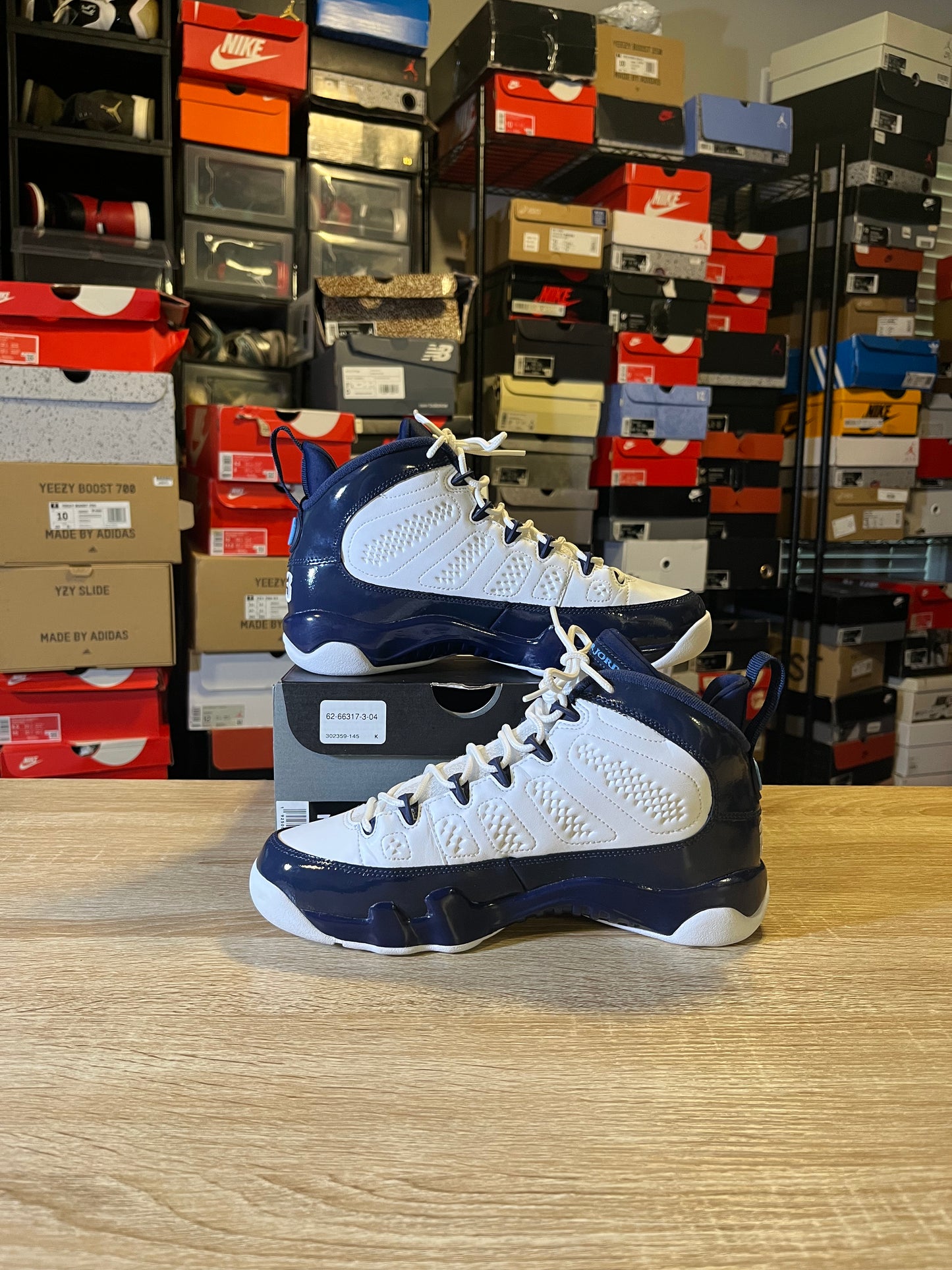 Size 7 (GS) - Jordan 9 Retro Mid UNC