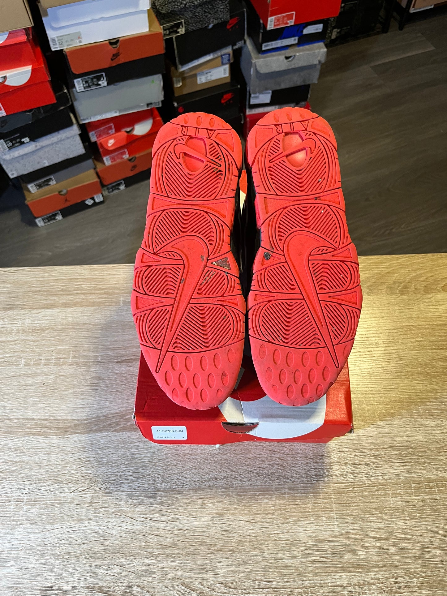 Size 11 -  Air More Uptempo 96 Laser Crimson