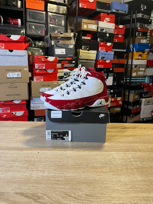 Size 7 (GS) - AJ 9 Retro Mid Gym Red