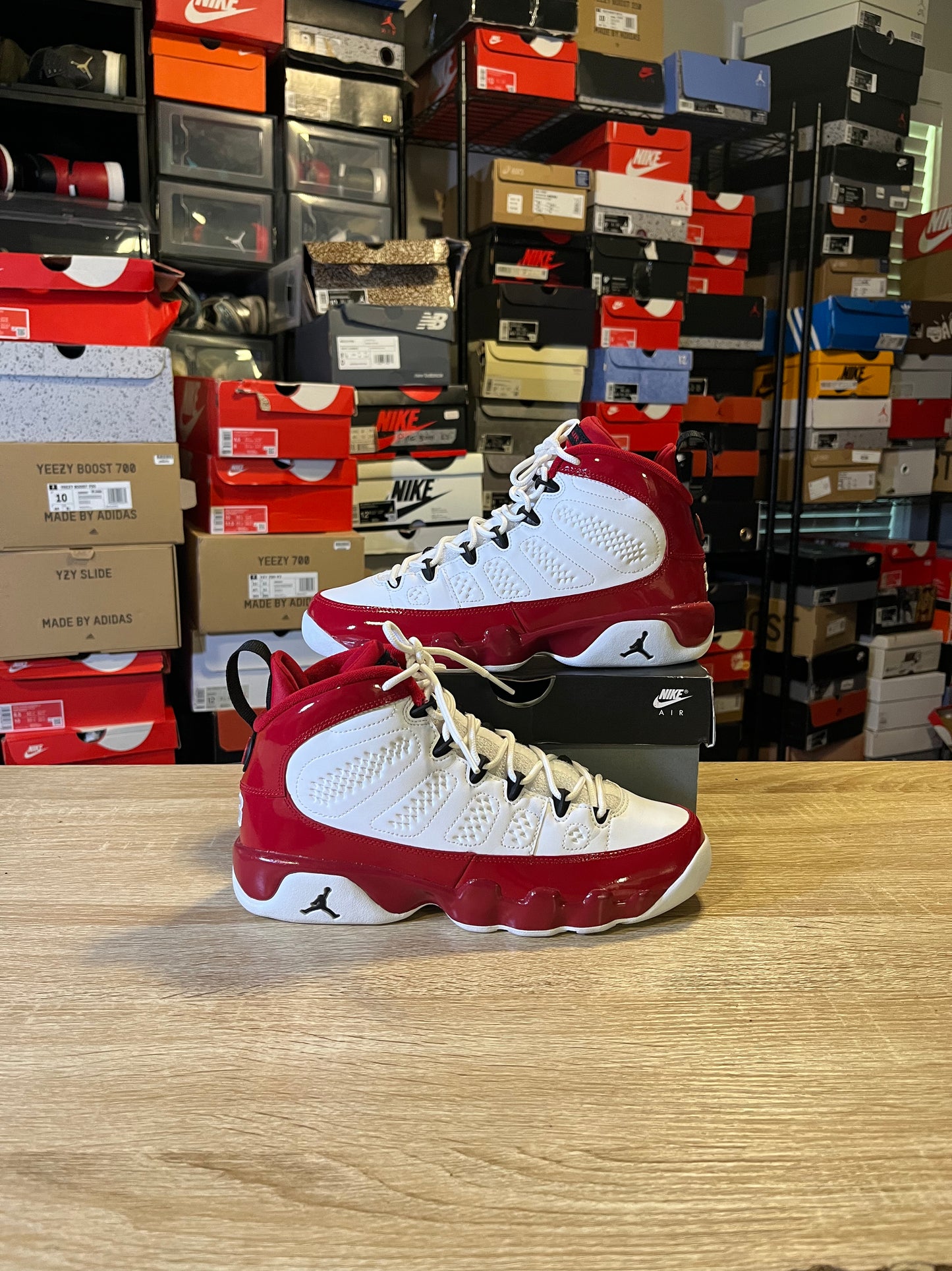 Size 7 (GS) - AJ 9 Retro Mid Gym Red