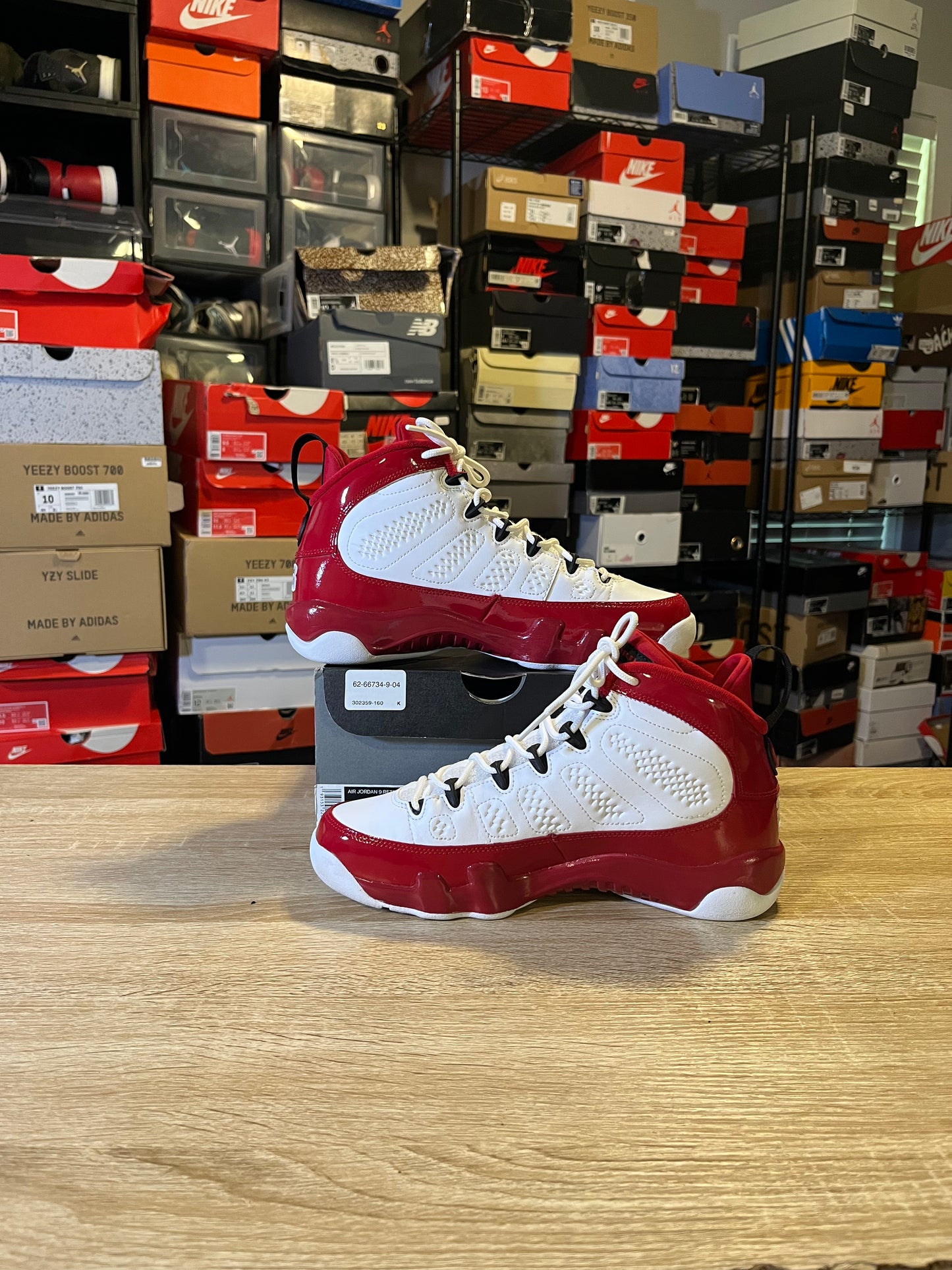 Size 7 (GS) - AJ 9 Retro Mid Gym Red