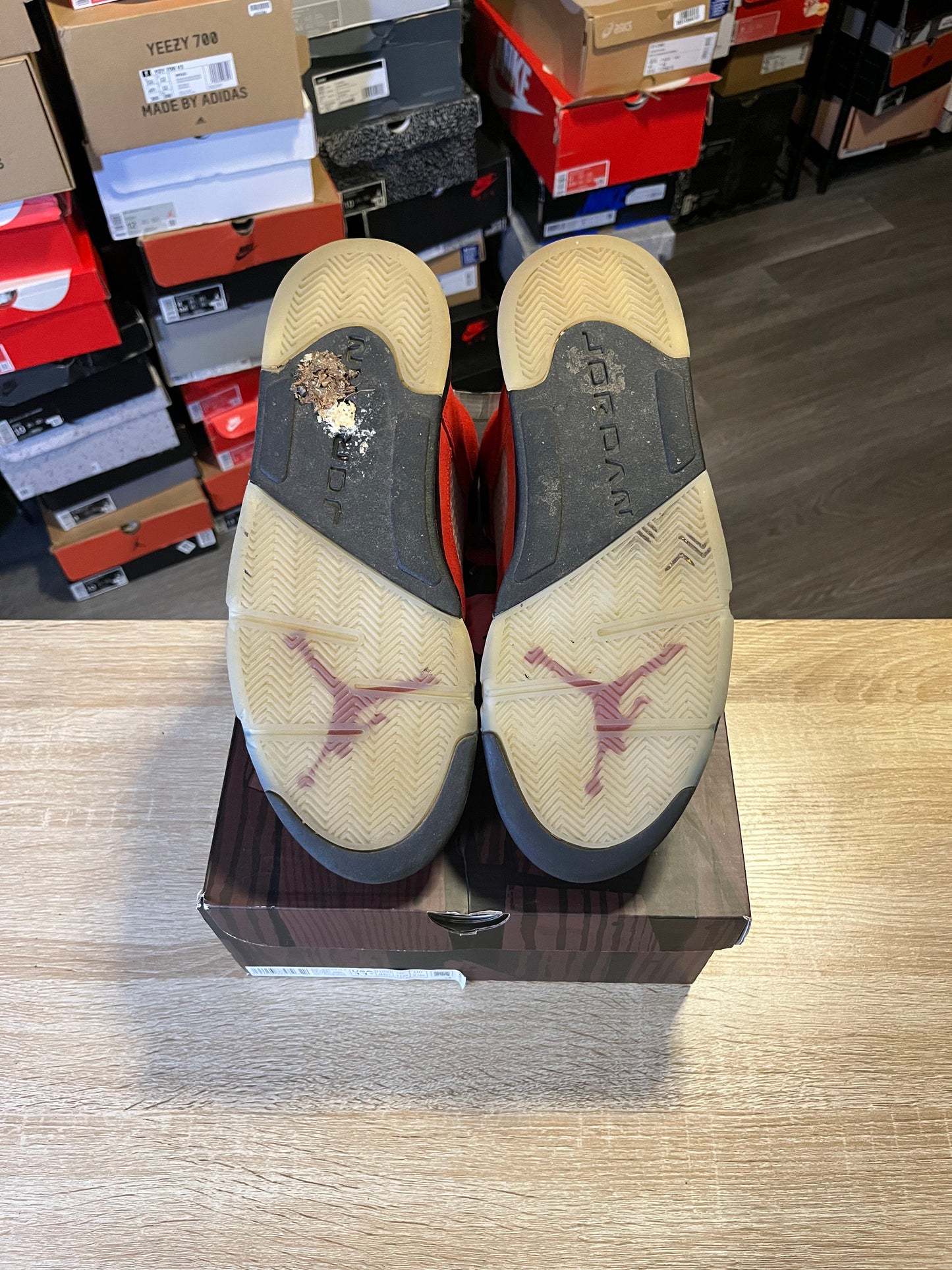 Size 11.5 AJ 5 Raging Bulls