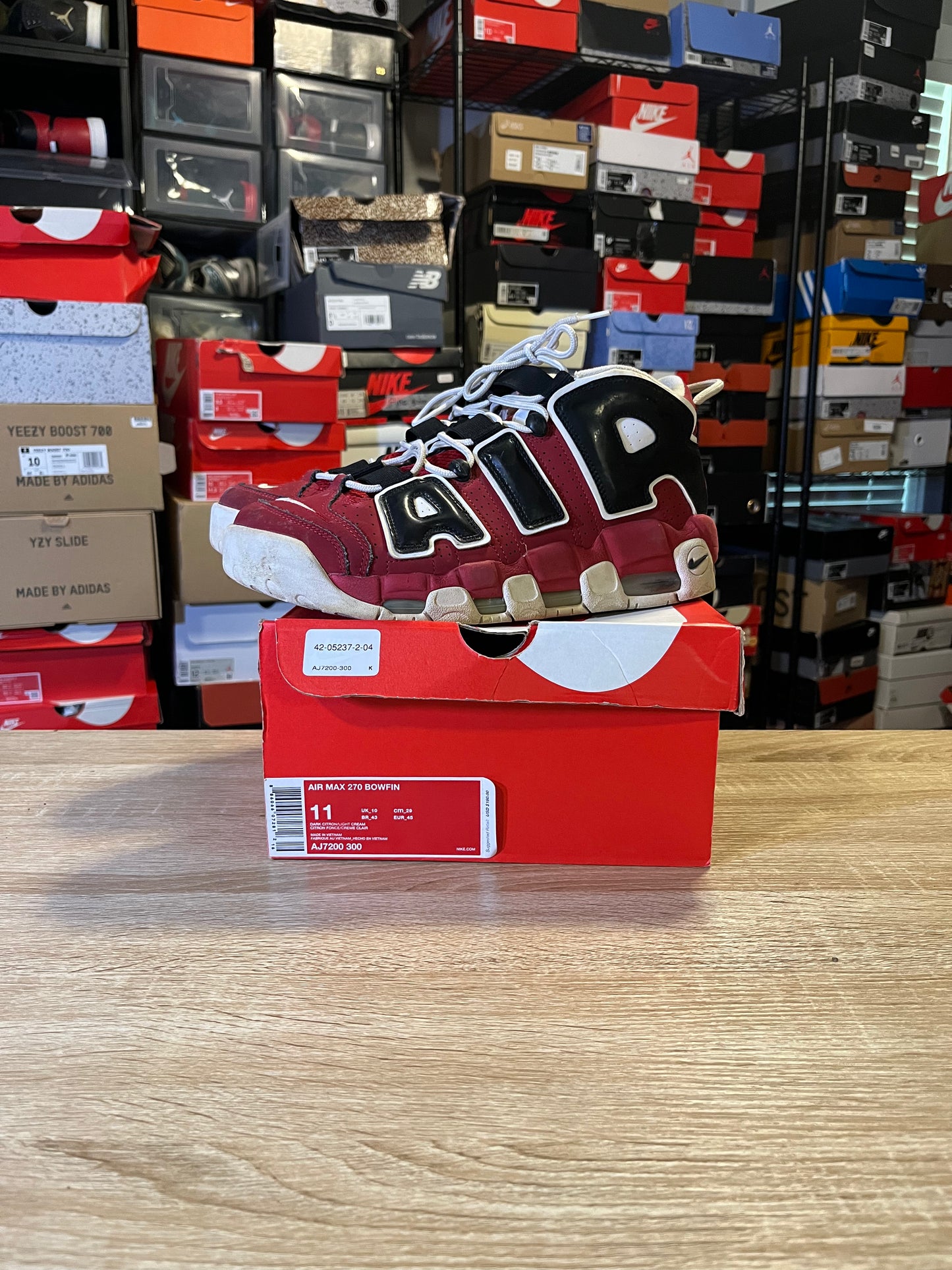 Size 10.5 - Air More Uptempo Bulls 2017