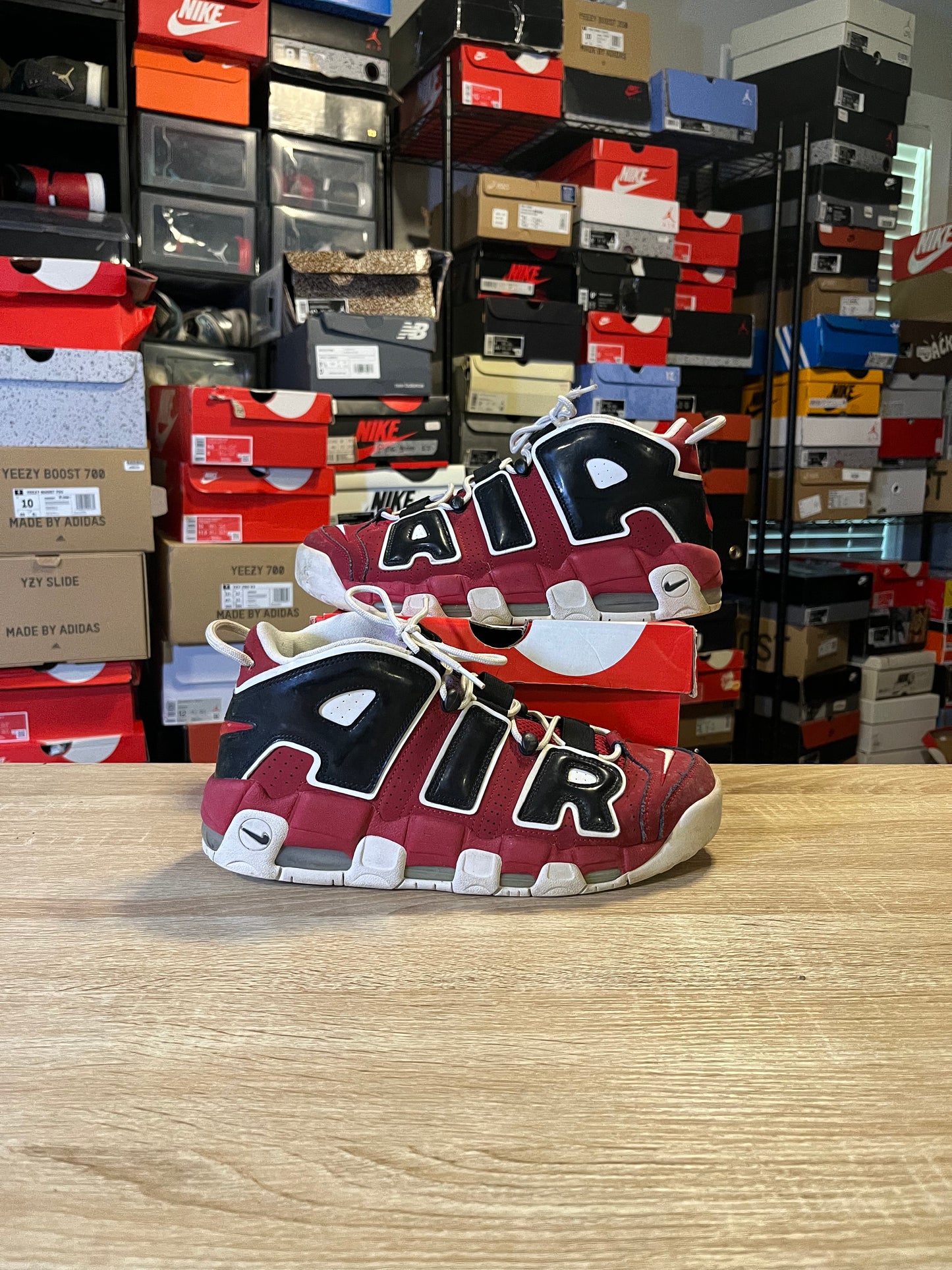 Size 10.5 - Air More Uptempo Bulls 2017
