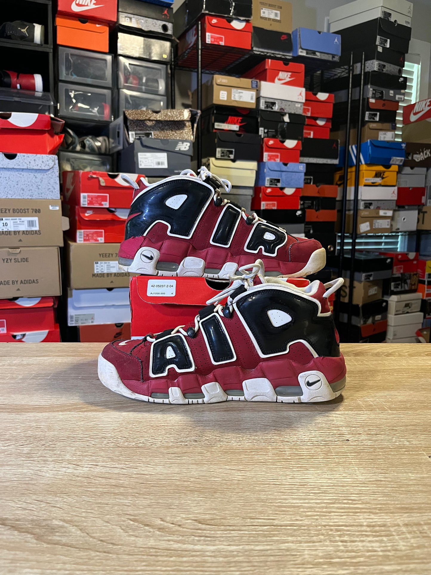 Size 10.5 - Air More Uptempo Bulls 2017