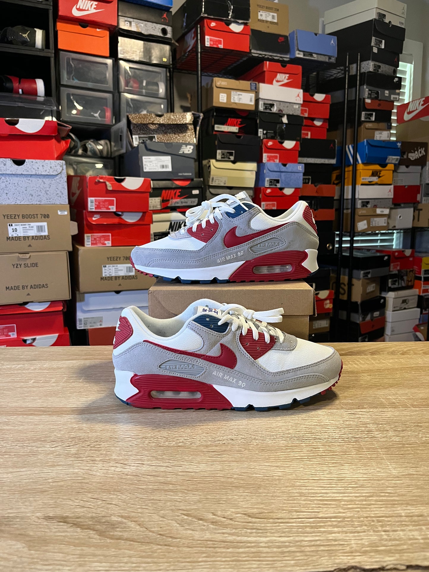 Size 9.5 - Nike Air Max 90 Athletic Club - University Red