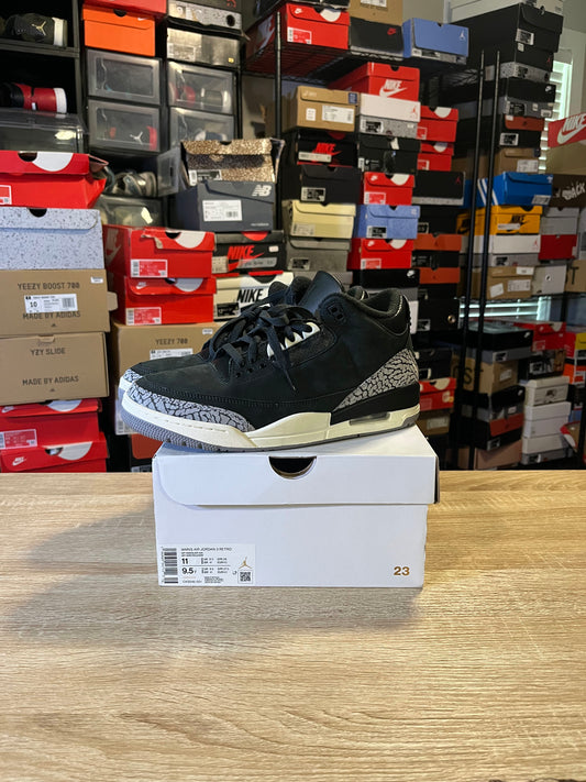 Size 9.5 - AJ 3 Retro Off Noir