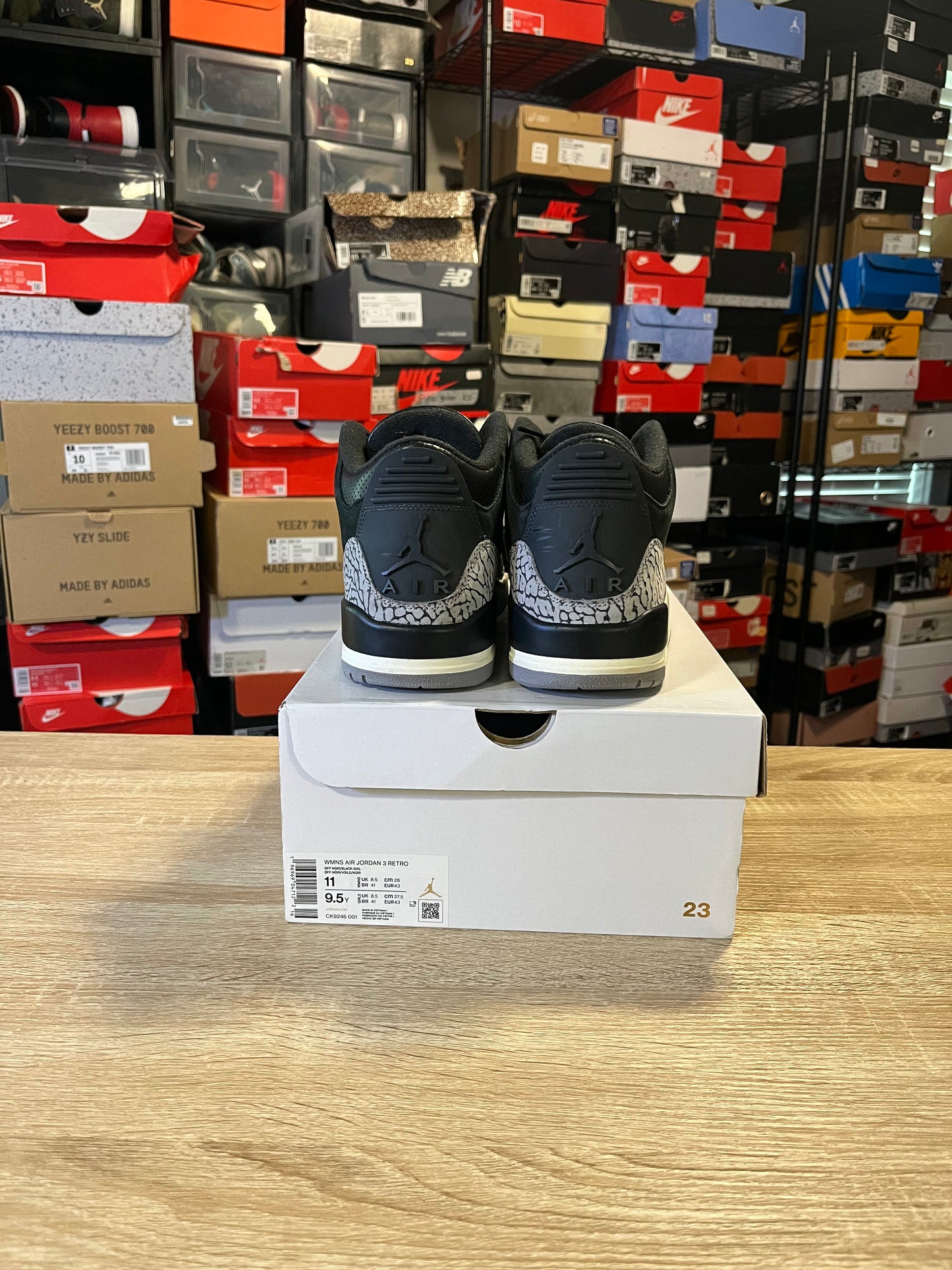 Size 9.5 - AJ 3 Retro Off Noir