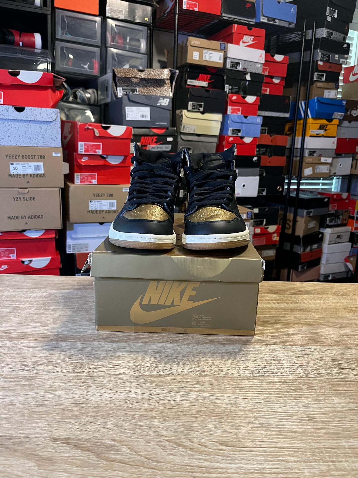 Size 9.5 - AJ 1 Metallic Gold
