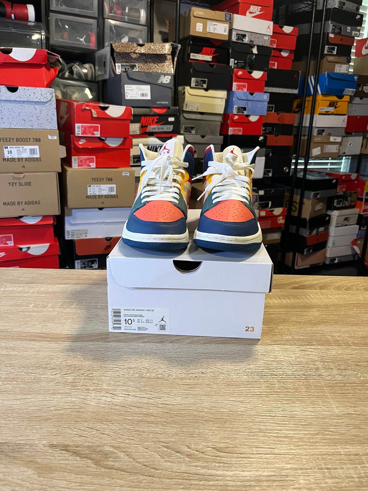 Size 9 - AJ 1 Mid Take 2 Multi-Color