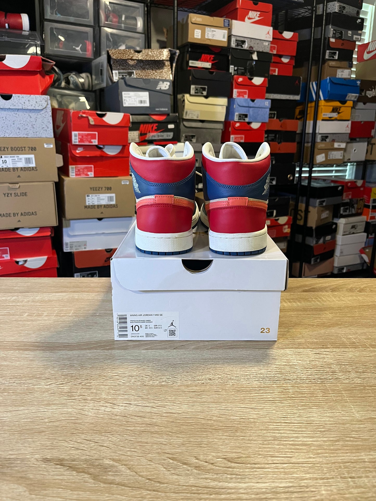 Size 9 - AJ 1 Mid Take 2 Multi-Color