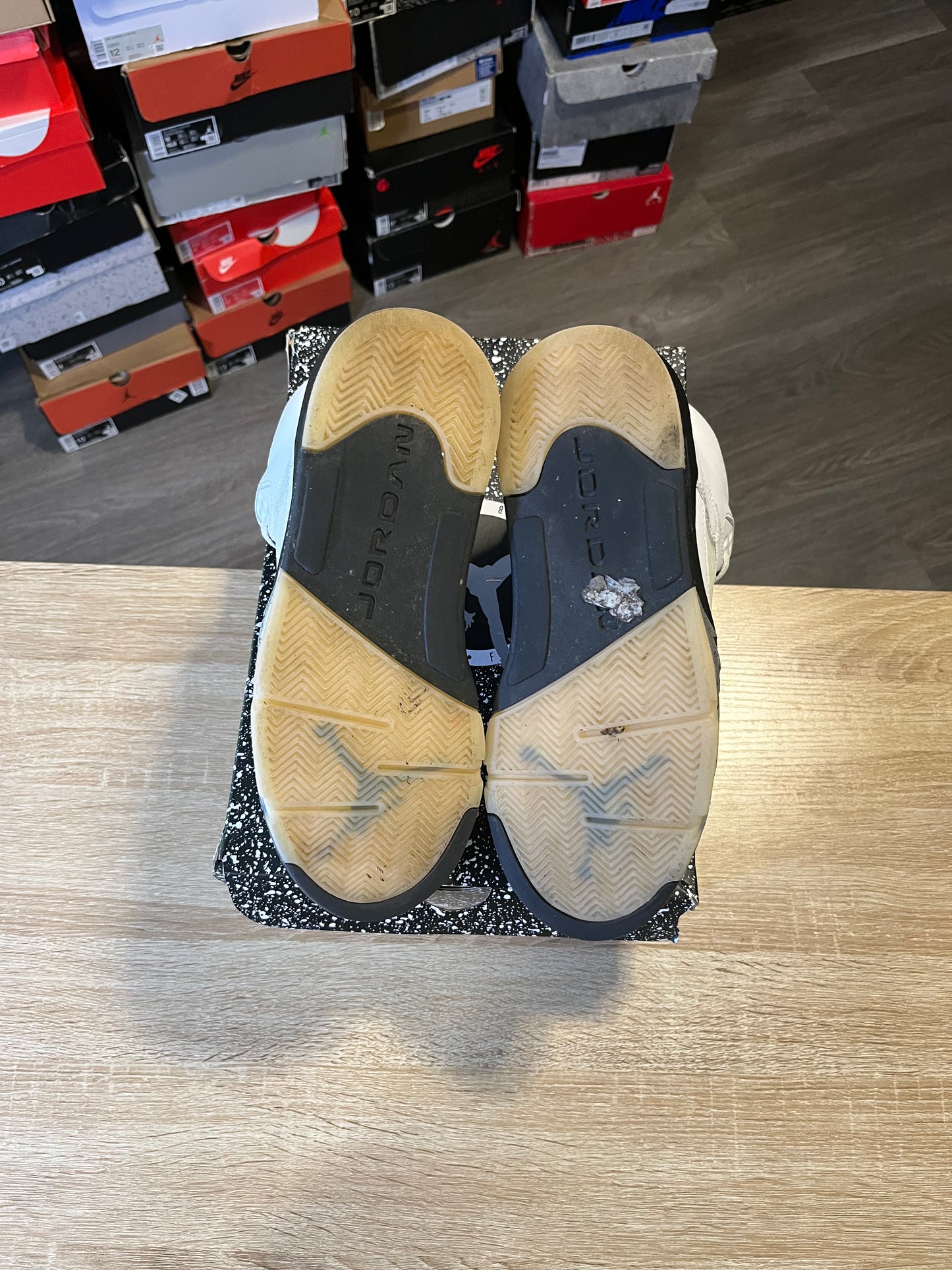 Size 9.5 - AJ 5 Reverse Metallic