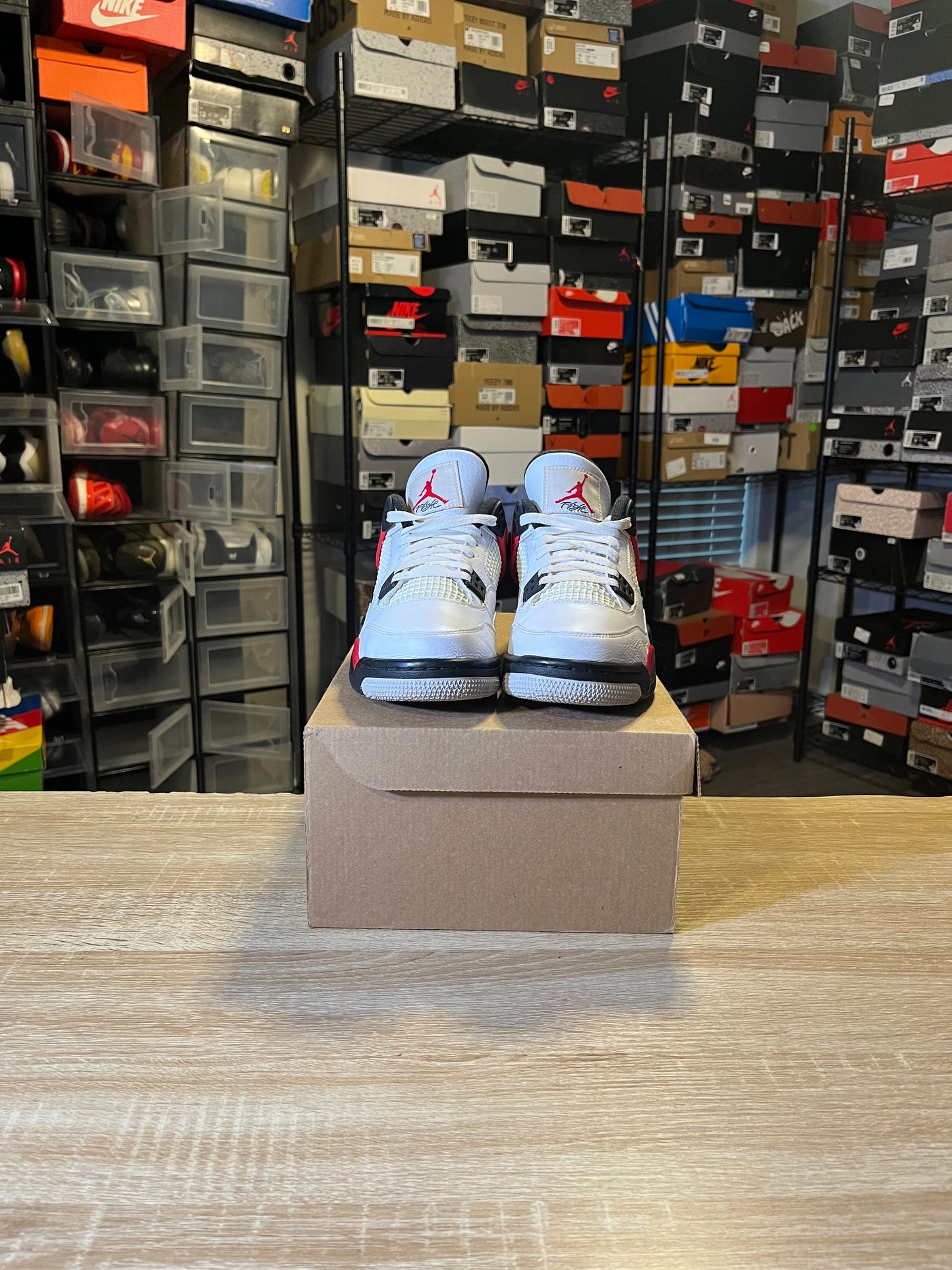 Size 6.5Y - AJ 4 Red Cement
