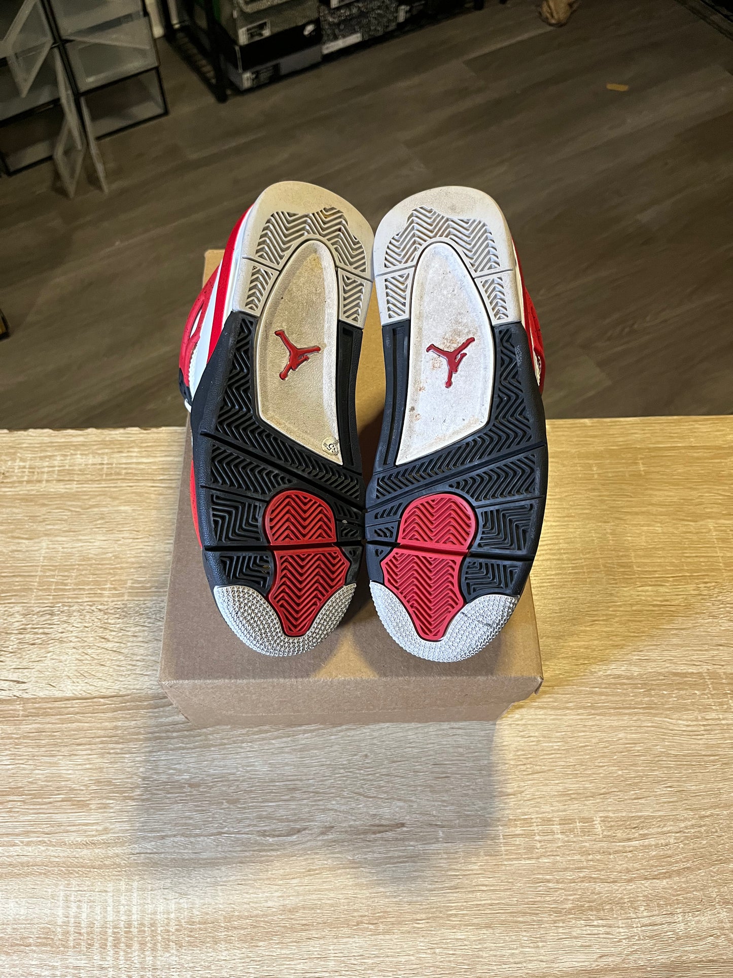 Size 6.5Y - AJ 4 Red Cement